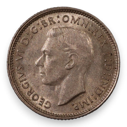 1945 Australian Sixpence - Extremely Fine