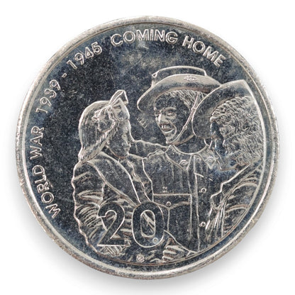 2005 20c "Coming Home - 60th Anniversary End of WWII" - Uncirculated (Ex-Security Roll)