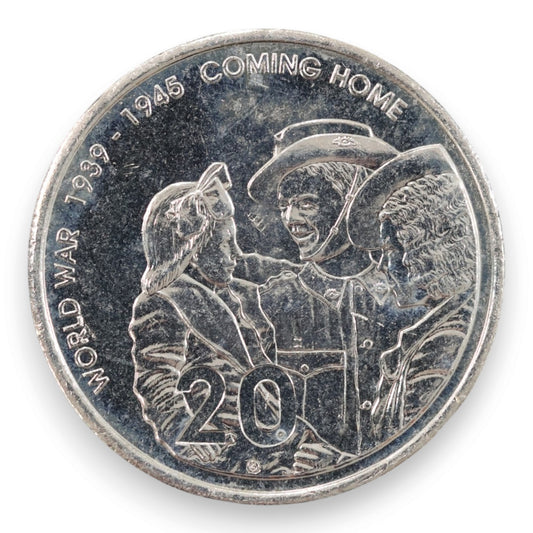 2005 20c "Coming Home - 60th Anniversary End of WWII" - Uncirculated (Ex-Security Roll)