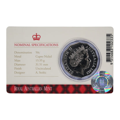 2013 50c Coin - 60th Anniversary of the Coronation of Her Majesty Queen Elizabeth II