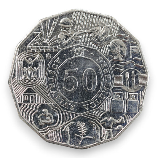 2003 50c "Australia's Volunteers" - Uncirculated (Ex-Security Roll)