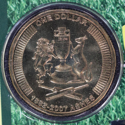 2007 $1 Coin - The Ashes 1882 - 2007