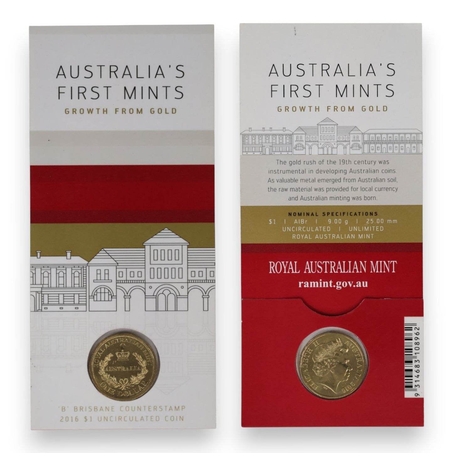 2016 $1 Coin - Australia's First Mints