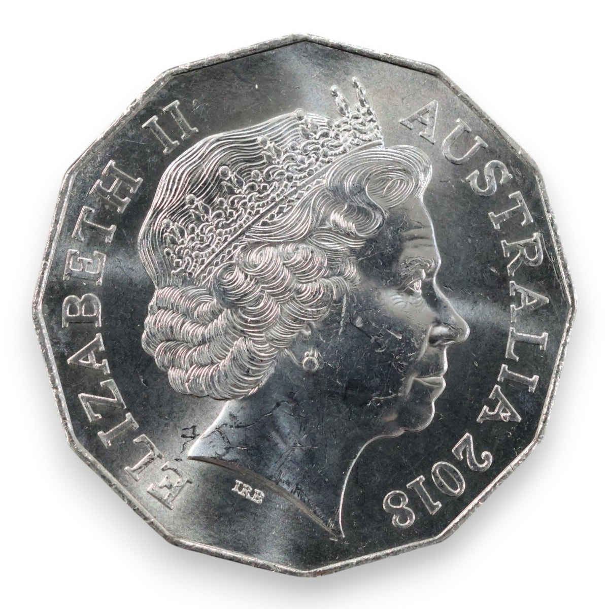 2018 50c "Standard Coat of Arms" - Uncirculated (Ex-RAM Bag)