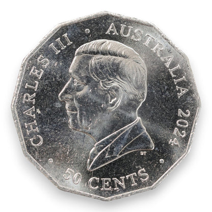 2024 50c "50th Anniversary of NAIDOC" - Uncirculated (Ex-Security Bag)