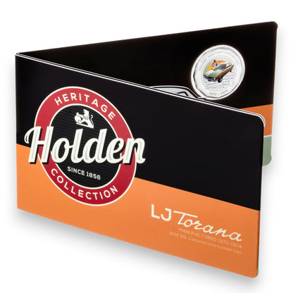 2016 50c Coloured Uncirculated Coin – Holden Heritage Collection: LJ Torana