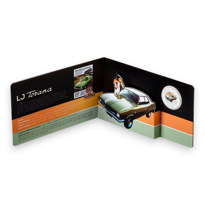 2016 50c Coloured Uncirculated Coin – Holden Heritage Collection: LJ Torana