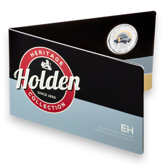 2016 50c Coloured Uncirculated Coin – Holden Heritage Collection: EH