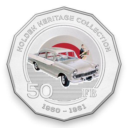 2016 50c Coloured Uncirculated Coin – Holden Heritage Collection: FB