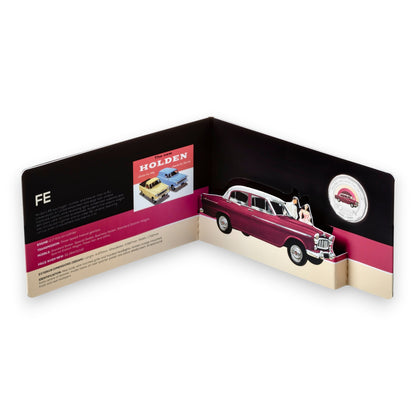 2016 50c Coloured Uncirculated Coin – Holden Heritage Collection: FE