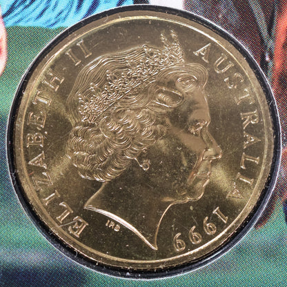 1999 Uncirculated $1 Coin Dual Pack - 'C' Last ANZACS and Year of Older Persons