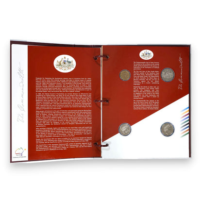 2001 Centenary of Federation - States & Territories 20-Coin Uncirculated Collection Album