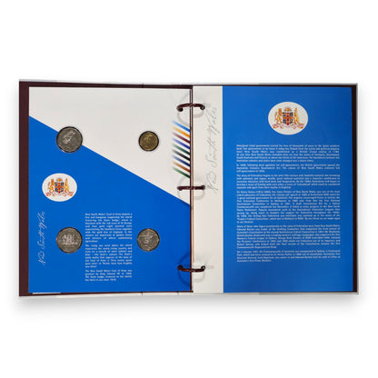 2001 Centenary of Federation - States & Territories 20-Coin Uncirculated Collection Album