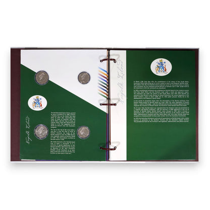 2001 Centenary of Federation - States & Territories 20-Coin Uncirculated Collection Album