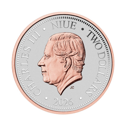 2026 1oz Wedge-Tailed Eagle: Native Impressions – Silver Super Incused Rose Gold Coin