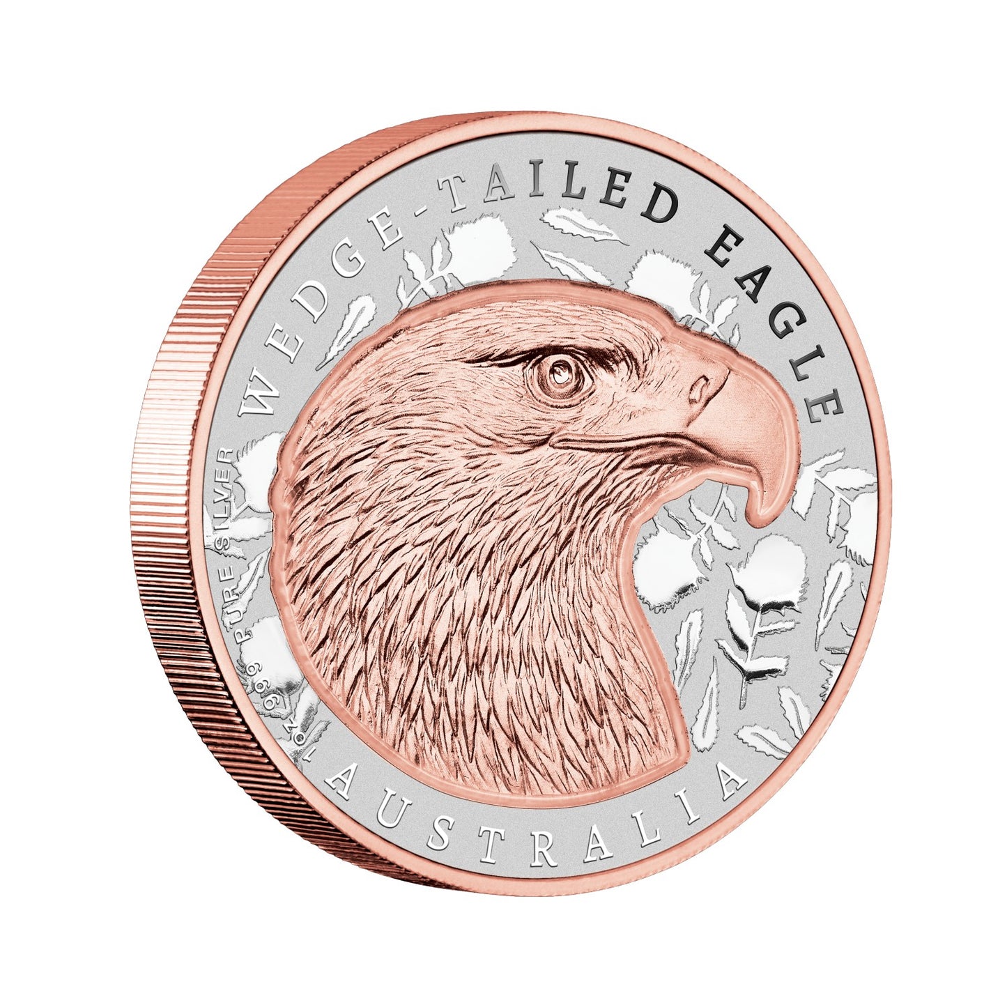 2026 1oz Wedge-Tailed Eagle: Native Impressions – Silver Super Incused Rose Gold Coin