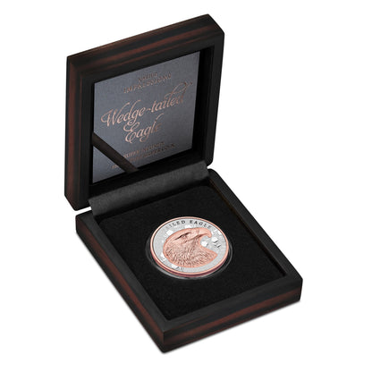 2026 1oz Wedge-Tailed Eagle: Native Impressions – Silver Super Incused Rose Gold Coin