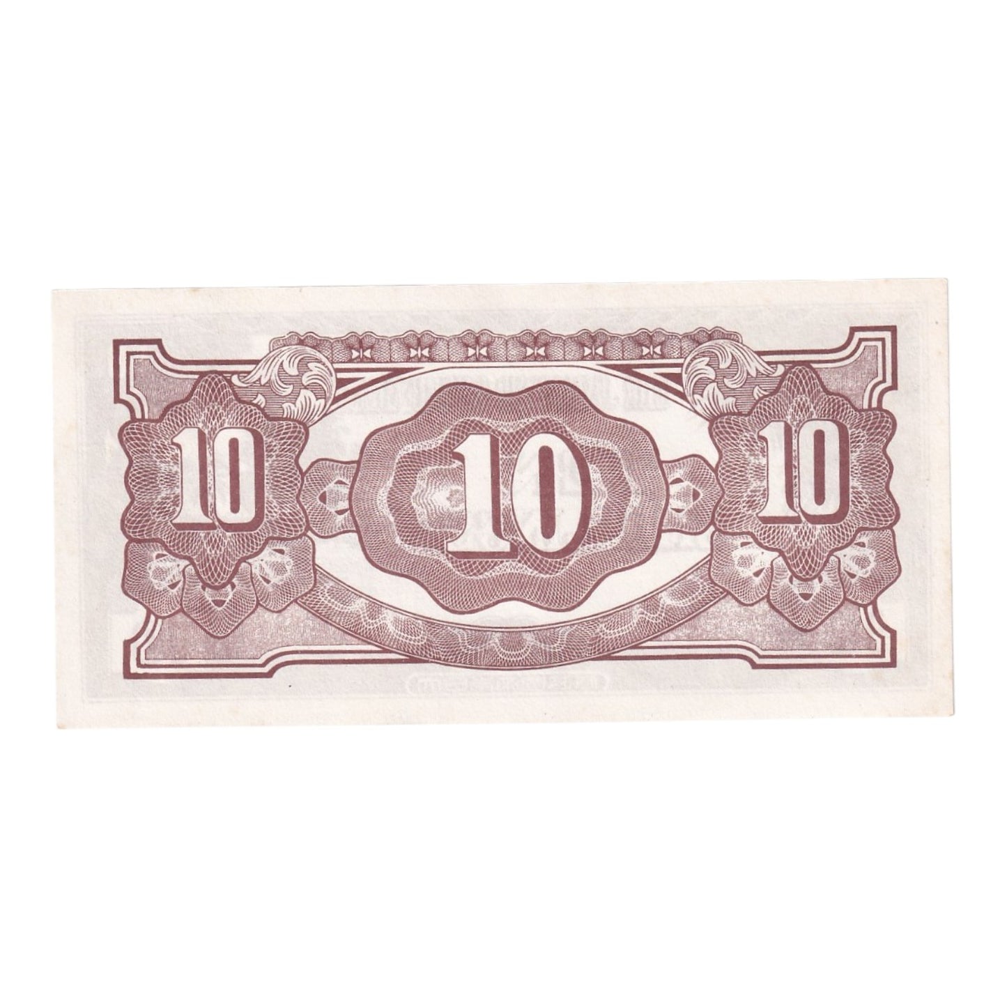 1942 Oceania Banknote - Japanese Occupation - 10 Shillings - p3a - Uncirculated