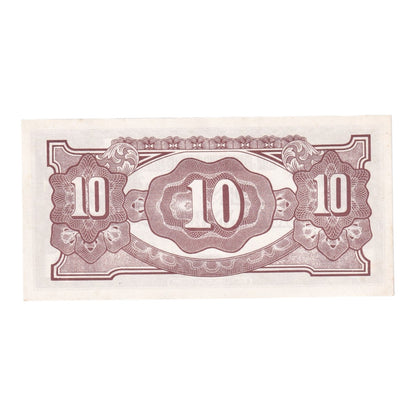 1942 Oceania Banknote - Japanese Occupation - 10 Shillings - p3a - Uncirculated