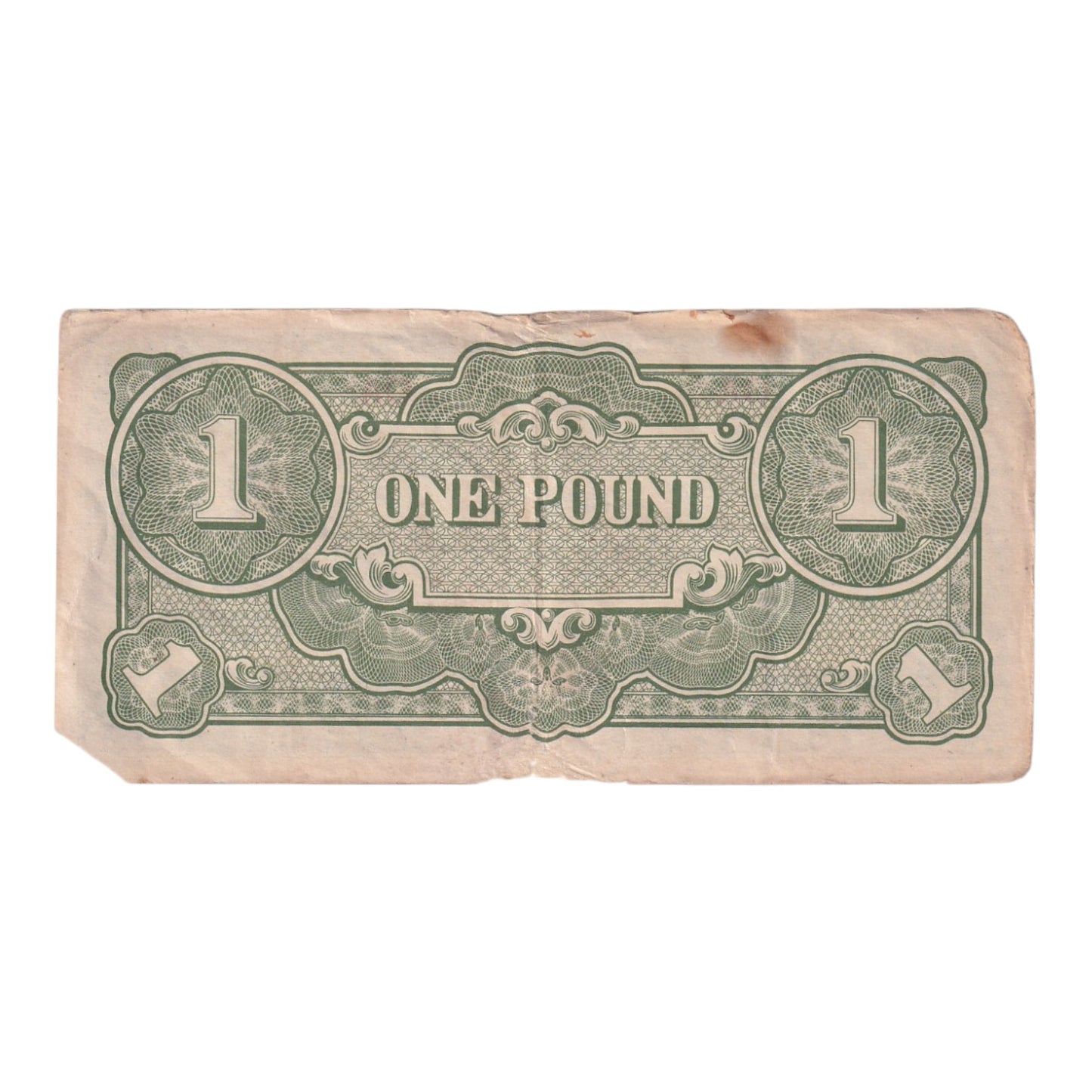 1942 Oceania Banknote - Japanese Occupation - 1 Pound - p4a - Fine