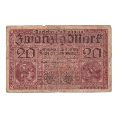 1918 Germany - p57 - 20 Mark