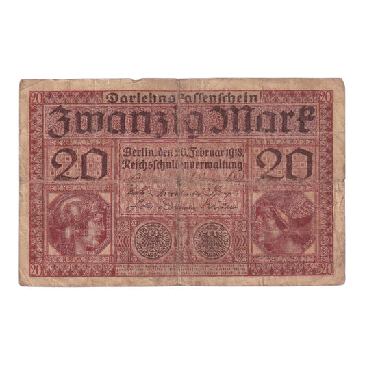 1918 Germany - p57 - 20 Mark
