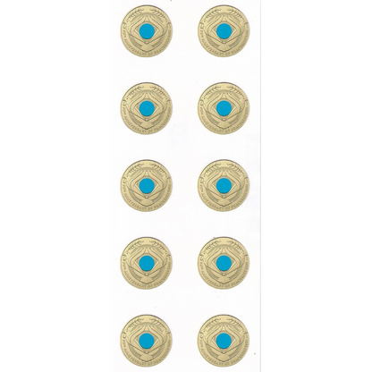 $2 Coin Tube Stickers - 10 Pack - Multiple Types Available