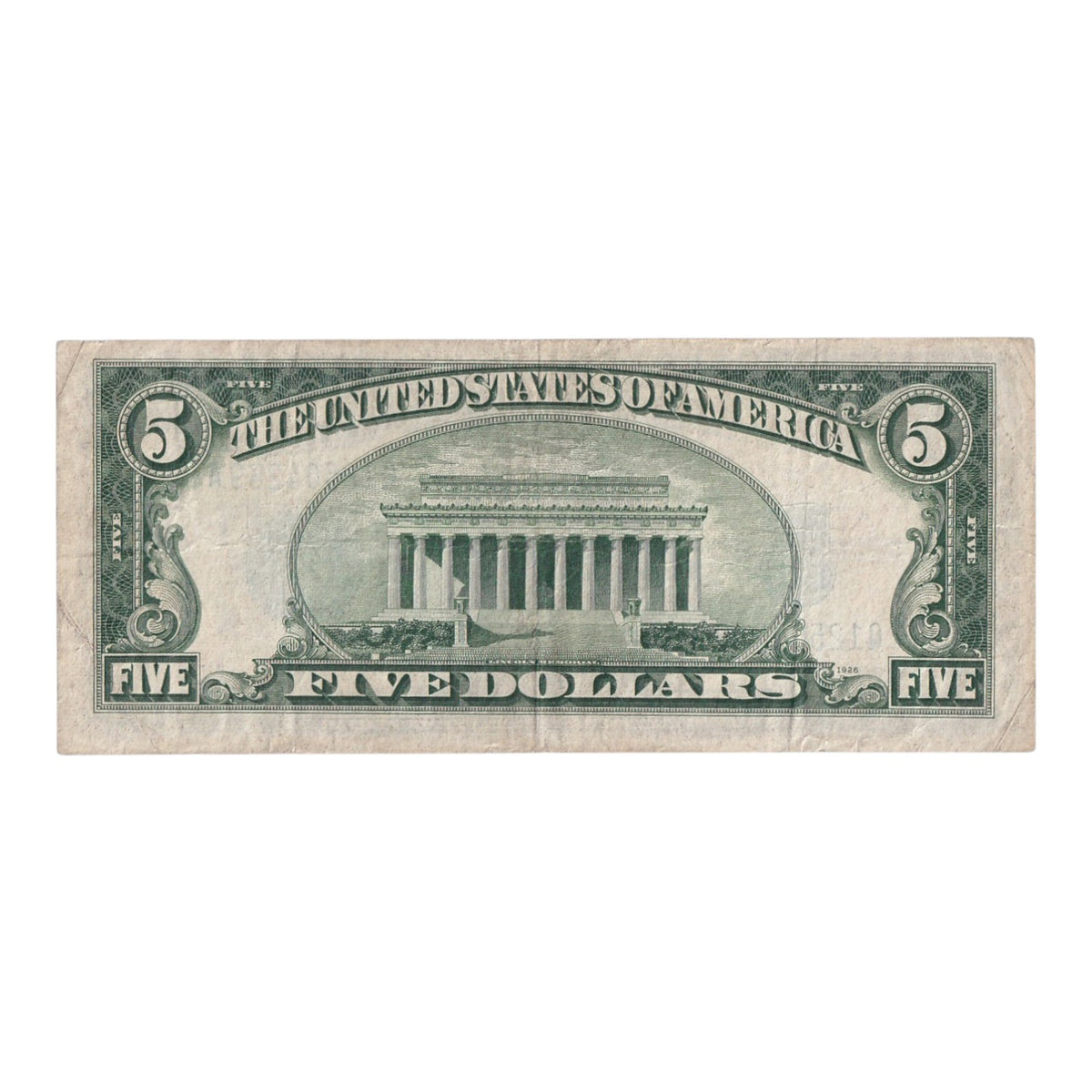 1934-C $5 Blue Seal Silver Certificate (VF-25)