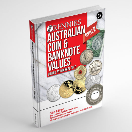 Renniks Australian Coin & Banknote Values 33rd Edition - Hardcover