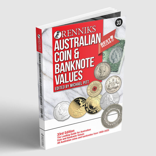 Renniks Australian Coin & Banknote Values 33rd Edition - Softcover
