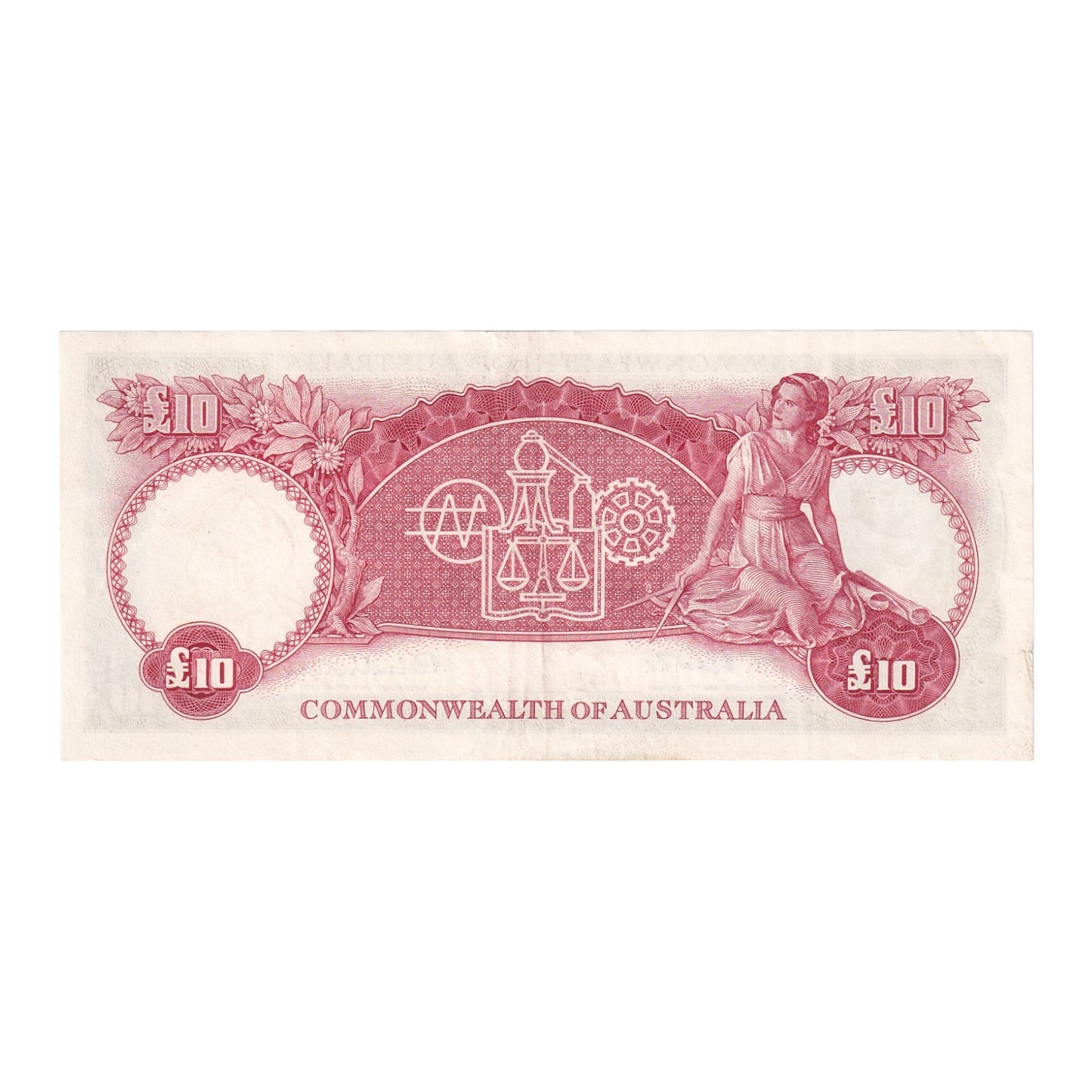 1954 Australian £10 Note - R62- Extremely Fine