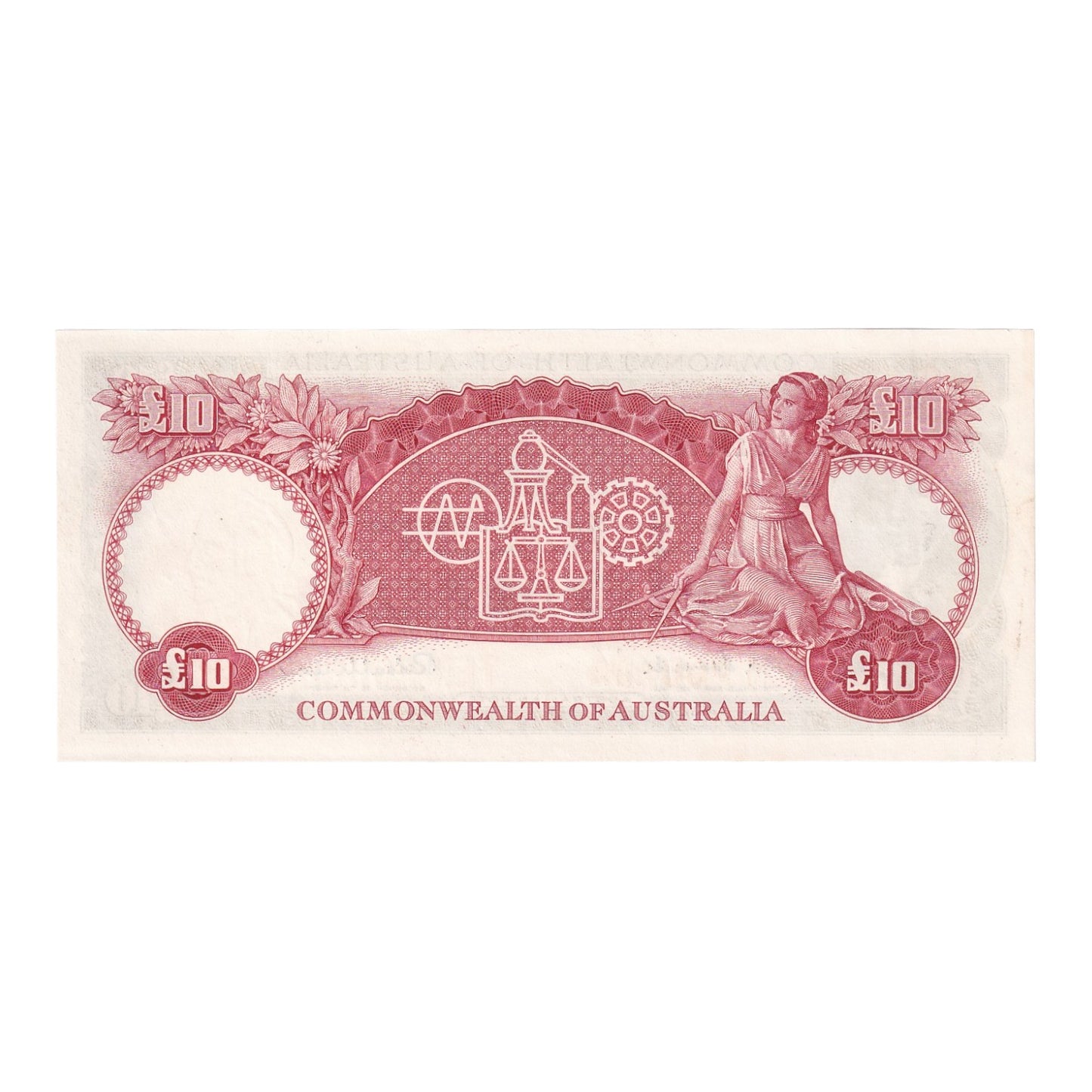 1954 Australian £10 Notes - R62- Sequential Trio - About Uncirculated