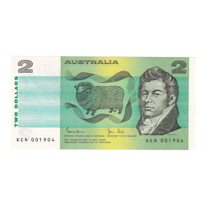 1983 Australian 2 Dollar Note - Johnston/Stone - R88 - Uncirculated