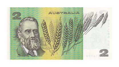 1985 Australian 2 Dollar Note - Multiple Prefix Numbers Available - Johnston/Fraser - R89 - Uncirculated