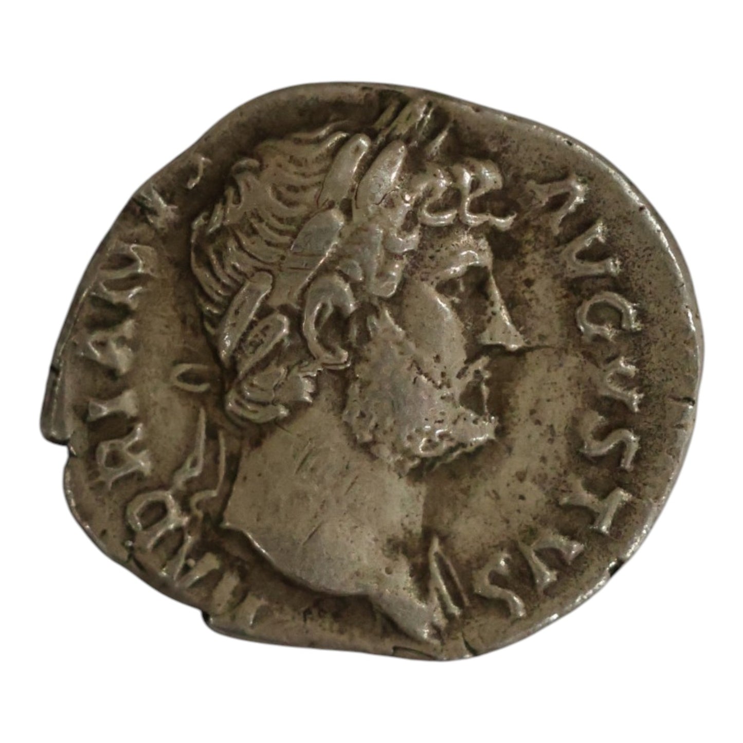Hadrian Silver Denarius (AD 124–128) - Diana with Bow & Arrow - Fine (RIC 256 / RSC 315)