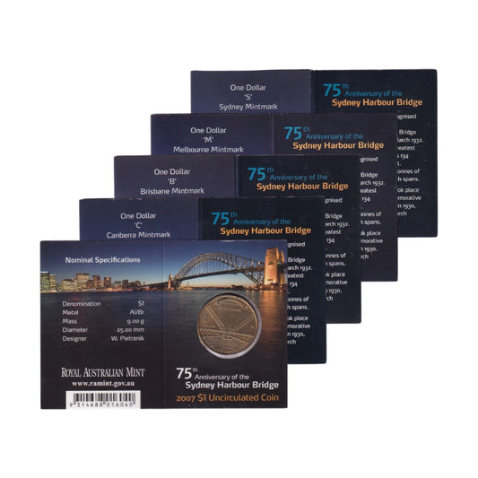 2007 $1 Coin - Sydney Harbour Bridge 75th Anniversary