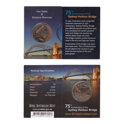 2007 $1 Coin - Sydney Harbour Bridge 75th Anniversary