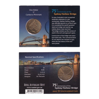2007 $1 Coin - Sydney Harbour Bridge 75th Anniversary