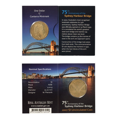 2007 $1 Coin - Sydney Harbour Bridge 75th Anniversary