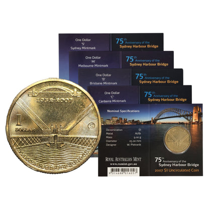 2007 $1 Coin - Sydney Harbour Bridge 75th Anniversary