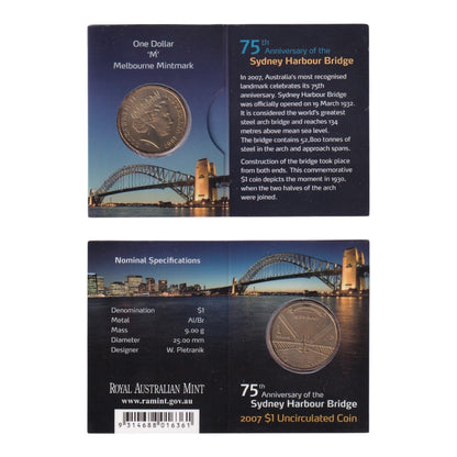 2007 $1 Coin - Sydney Harbour Bridge 75th Anniversary