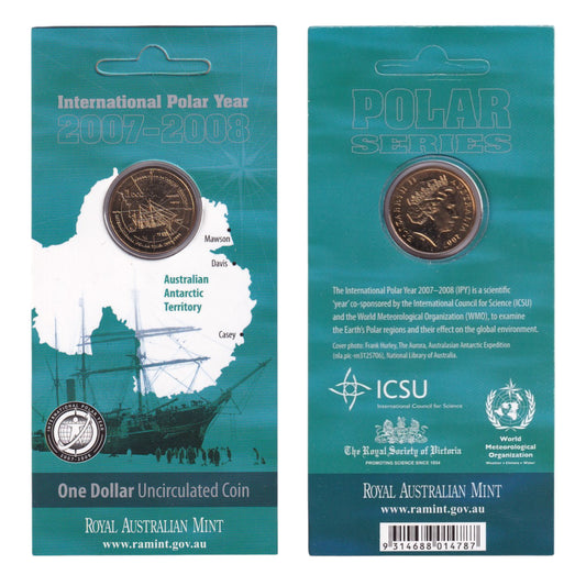 2007 $1 Coin - International Polar Year 2007 - 2008