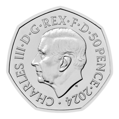 2024 Giant Deer 50p Brilliant Uncirculated Coin