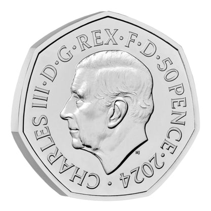 2024 Giant Deer 50p Brilliant Uncirculated Coin