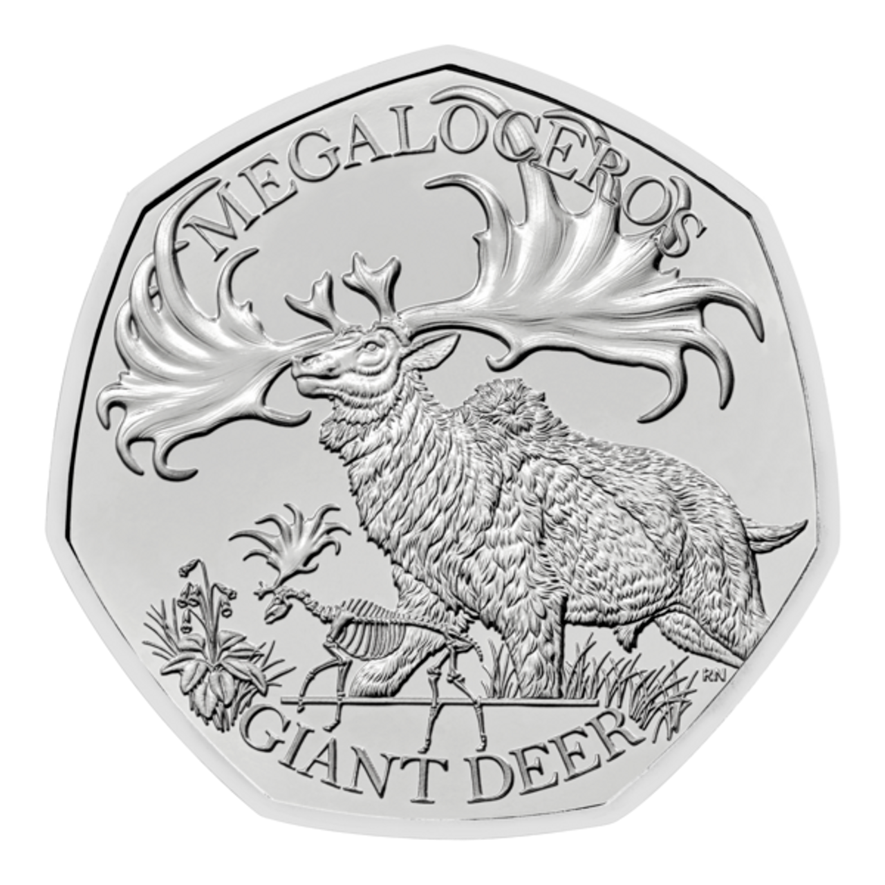2024 Giant Deer 50p Brilliant Uncirculated Coin