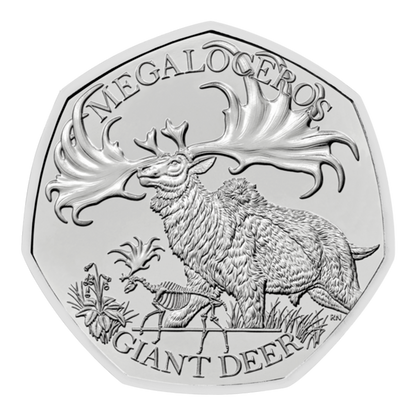 2024 Giant Deer 50p Brilliant Uncirculated Coin