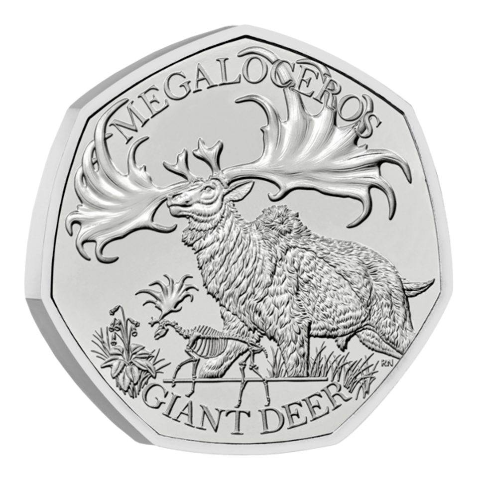 2024 Giant Deer 50p Brilliant Uncirculated Coin