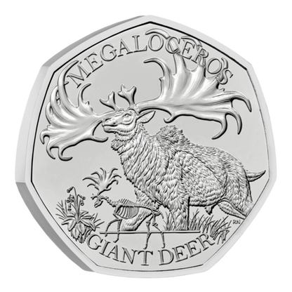 2024 Giant Deer 50p Brilliant Uncirculated Coin