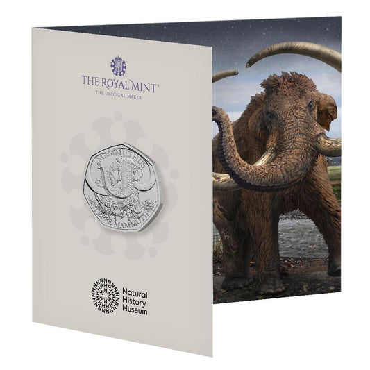 2024 Steppe Mammoth UK 50p Brilliant Uncirculated Coin