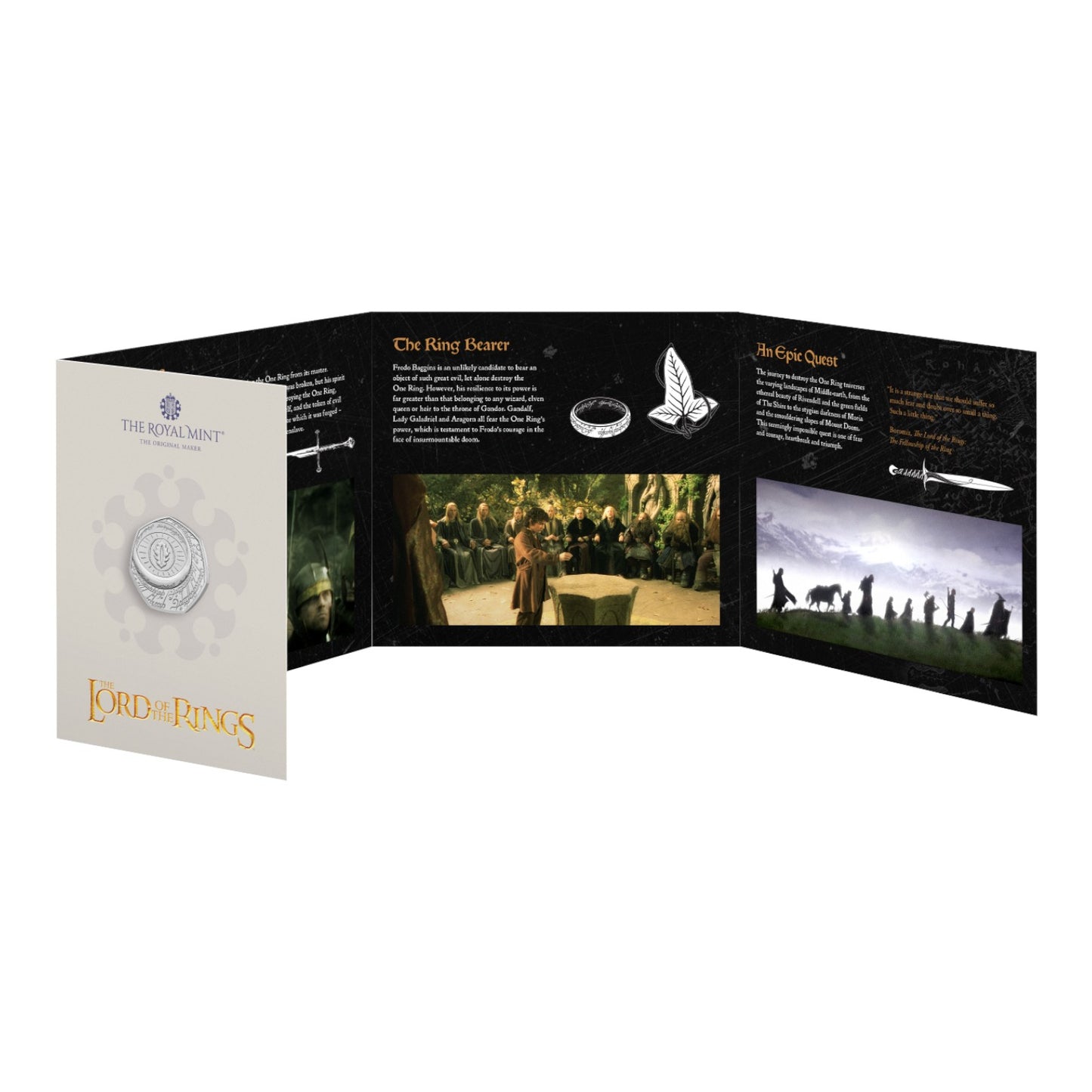 2026 UK 50p Brilliant Uncirculated Coin – 25 Years of The Lord of the Rings: The One Ring